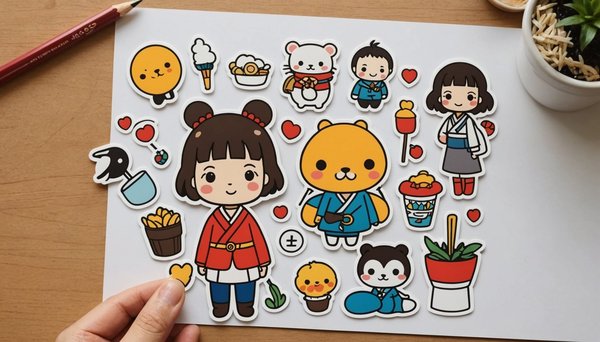 10 idées créatives avec des stickers kawaii japonais